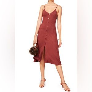 Reformation Ribbed Midi dress - M